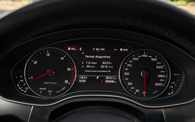 Audi A6 cena 94800 przebieg: 299998, rok produkcji 2017 z Płock małe 781